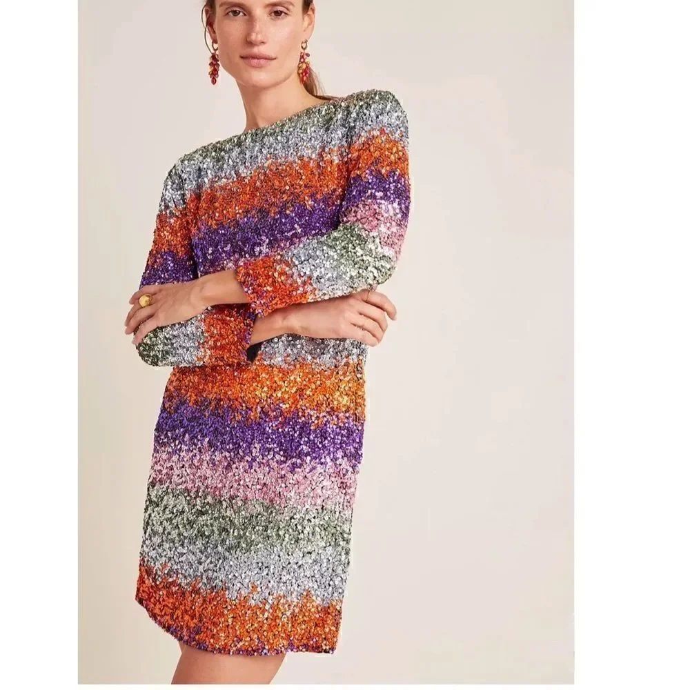 NWT Antik Batik Sophie Sequined Mini Dress